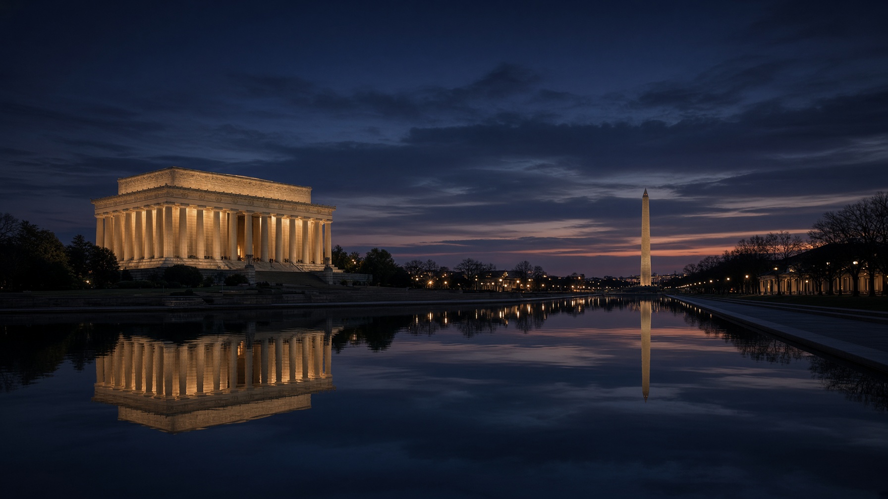 Washington D.C. at dusk